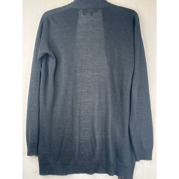 Theory Black Open Front Cardigan - Picture 7 of 7